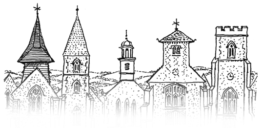 The Five parishes header logo